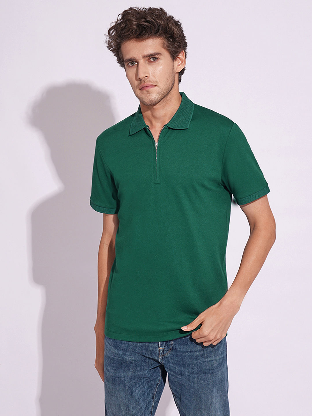 Buy Green T Shirt for Men Olive Green T Shirt SELECTED HOMME