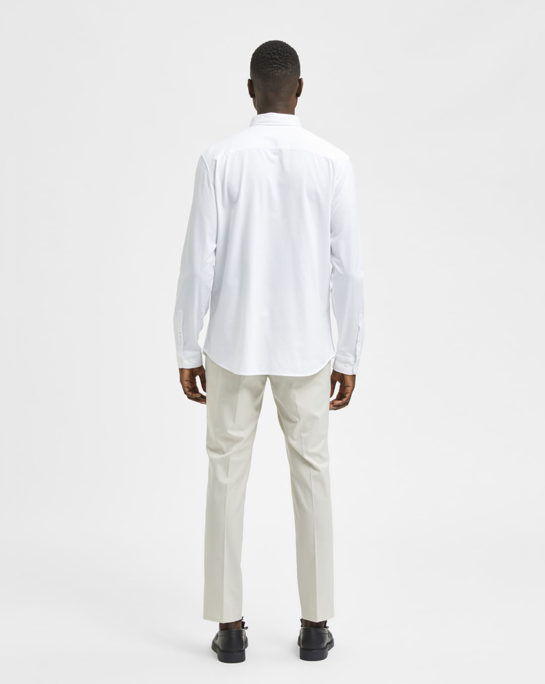 Buy White Button Down Full Sleeves Shirt for Men at SELECTED HOMME