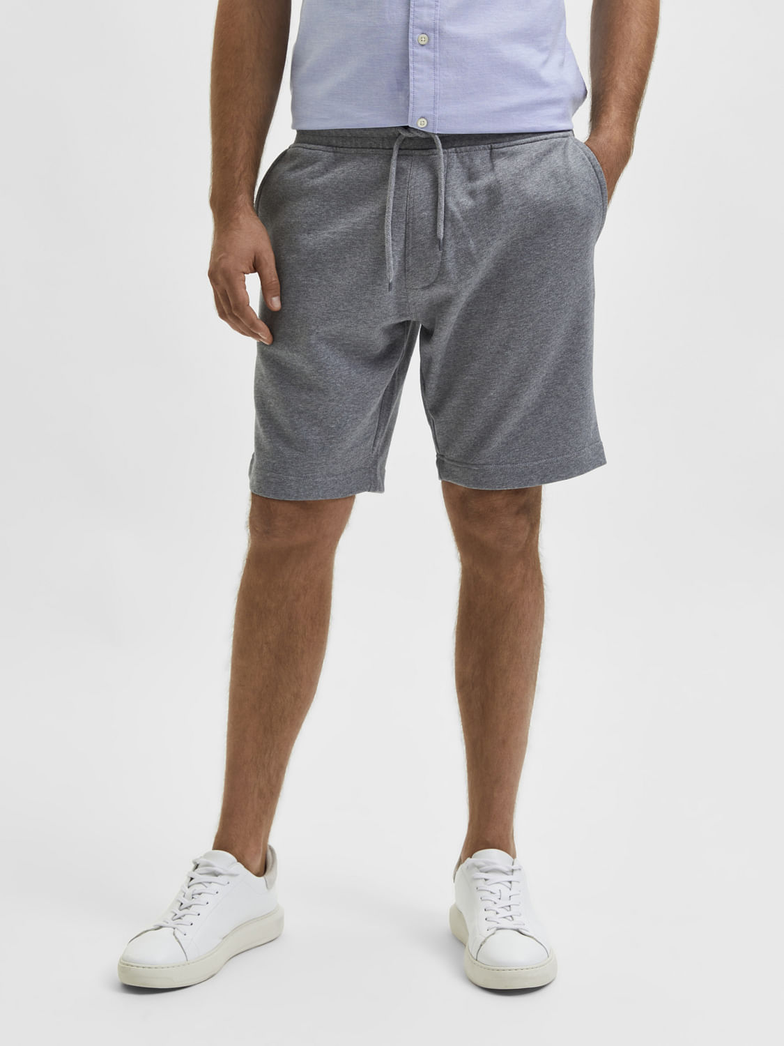 Mens grey sweatshorts hot sale