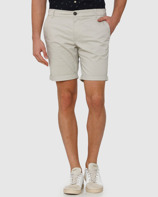 Light Grey Chino Shorts