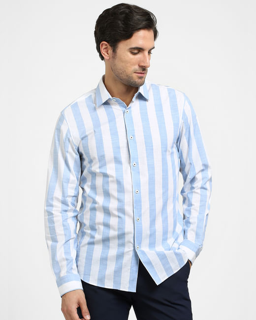 White Striped Organic Cotton Shirt