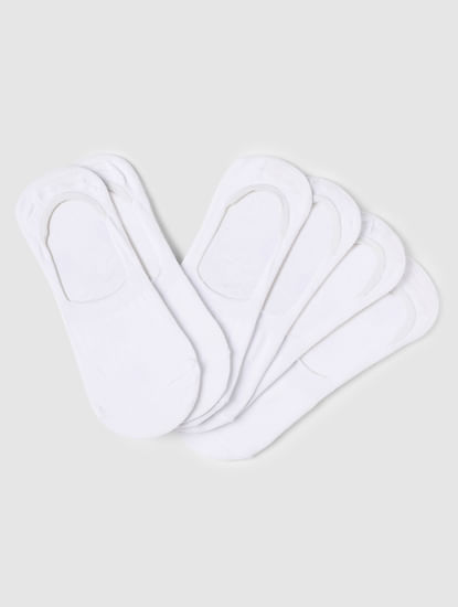 Pack of 3 No-Show Socks - White