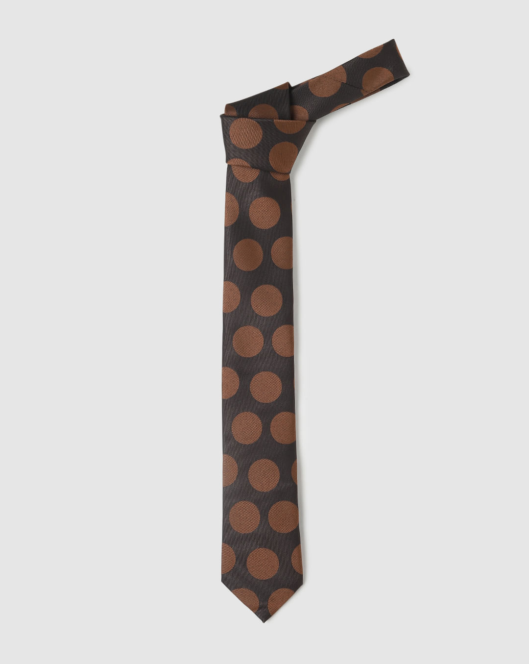 Buy Brown Polka Dot Tie for Men Online at Selected Homme | 224954101