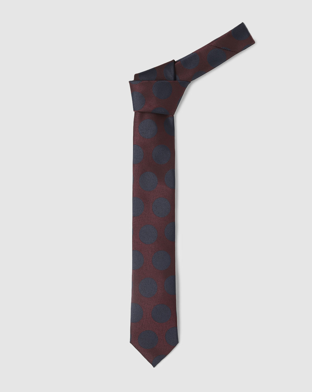Buy Burgundy Polka Dot Tie for Men Online at Selected Homme | 224954103