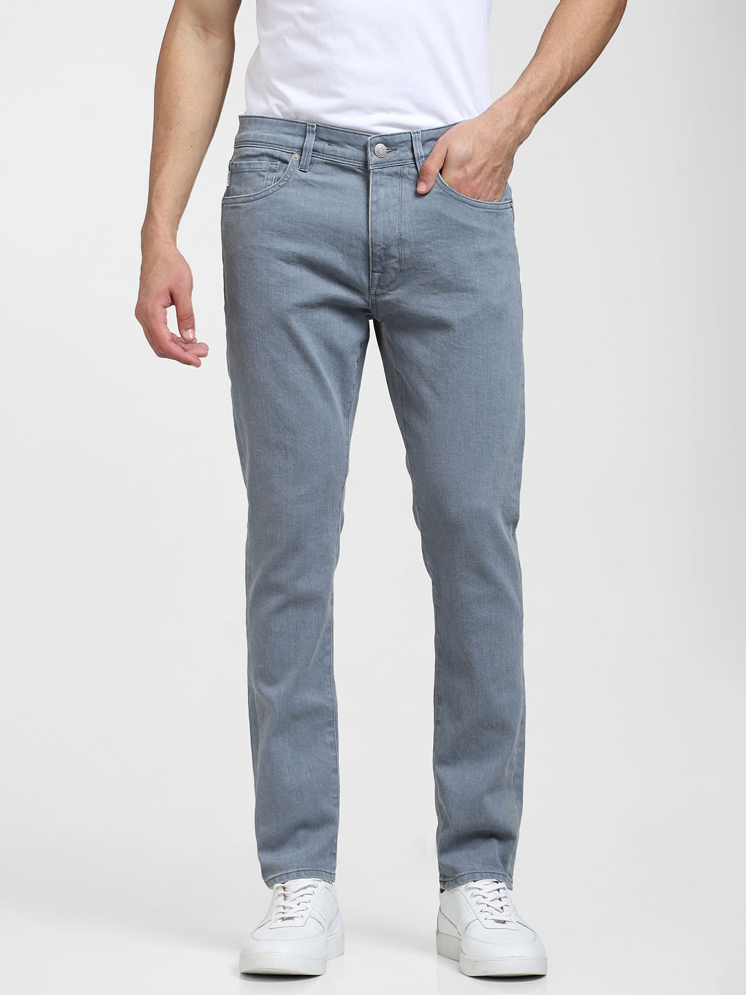 Buy Ketch Blue Tapered Fit Stretchable Jeans for Men Online at Rs.709 -  Ketch