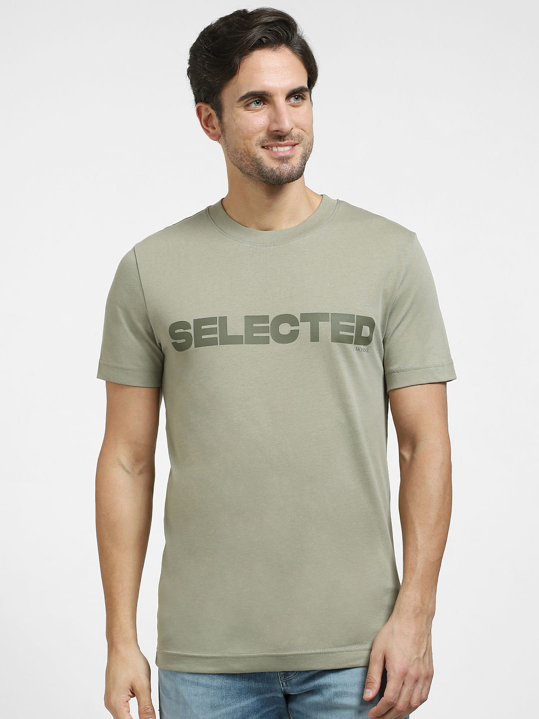 Green t shirt outlet online