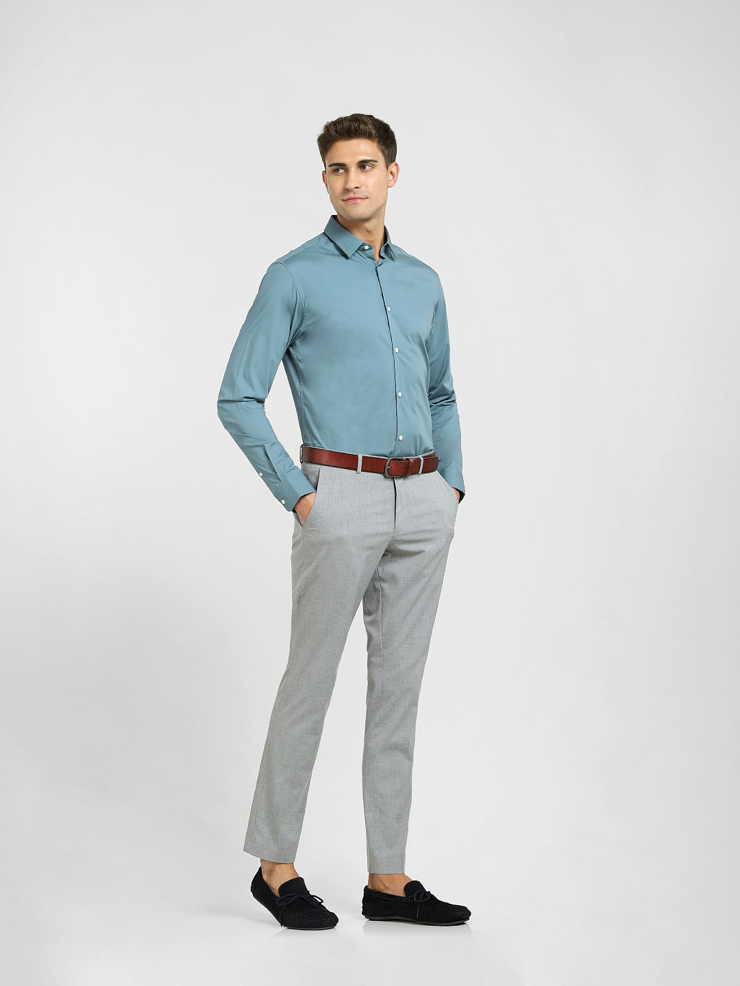 Grey Shirt Matching Pant Ideas  Grey Shirt Combination Pants  TiptopGents