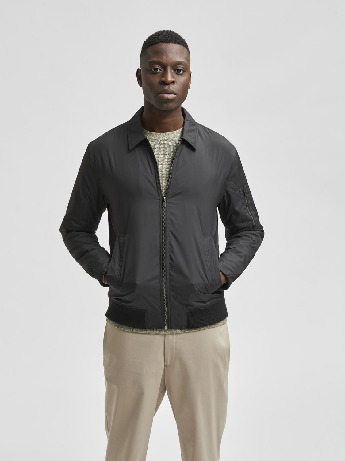 Selected homme jacket with chest clearance pockets