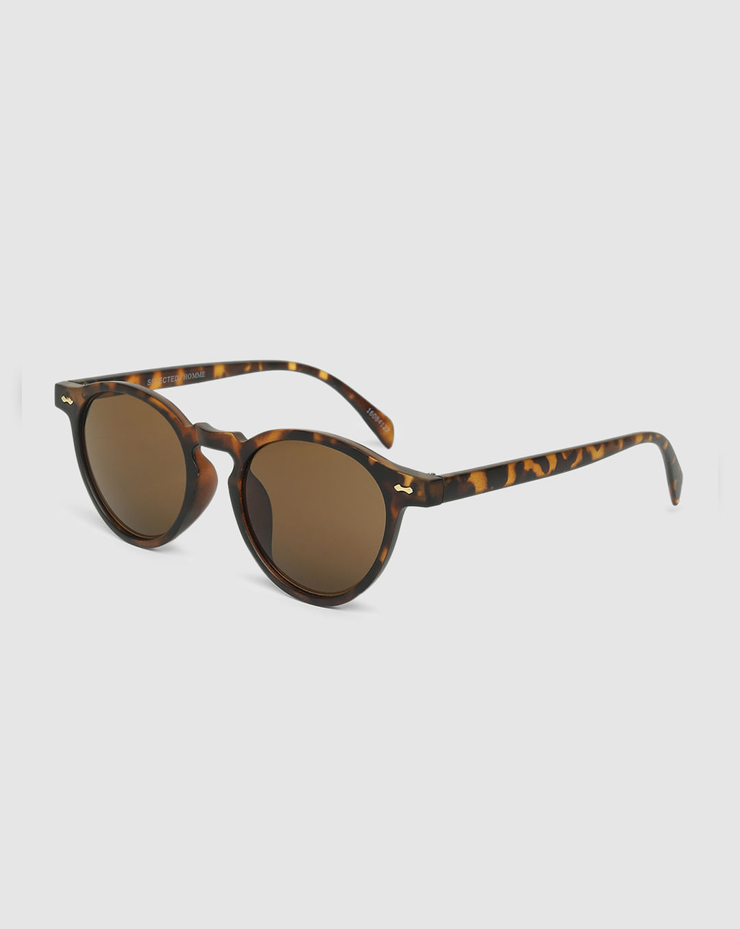 SELECTED HOMME Dark Brown Sunglasses