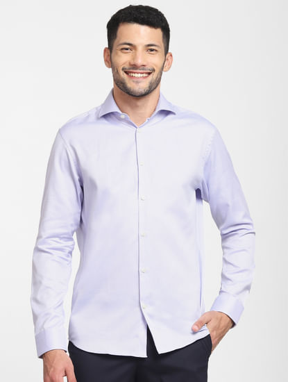 Purple Formal Full Sleeves Shirt