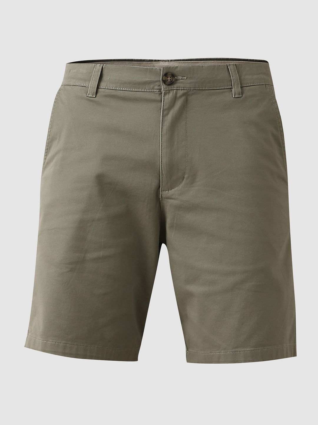 Buy Green Mid Rise Cotton Chino Shorts for Men at SELECTED HOMME