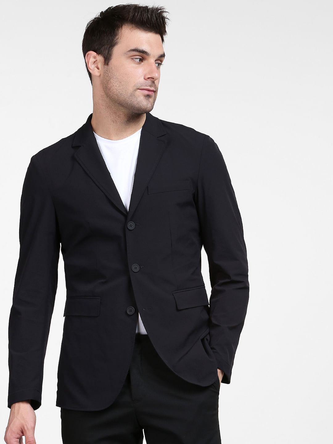 Black discount blazer formal