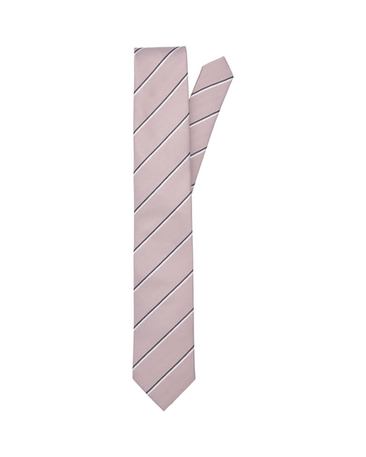 Pink Striped Tie