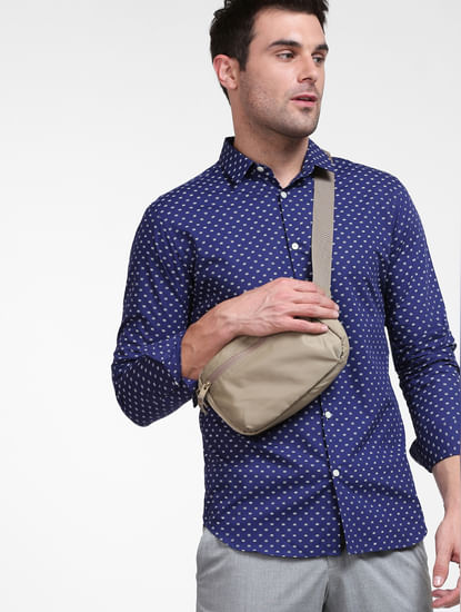 Blue Online Buy Formal Men Sleeves HOMME Light Shirt at SELECTED |228538603 Full for