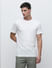 White Organic Cotton Solid T-shirt