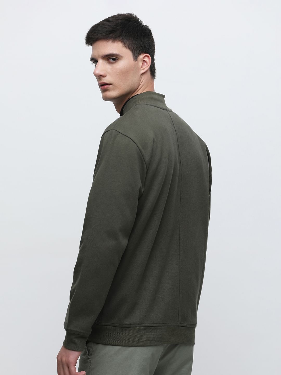 Dark on sale green bomber