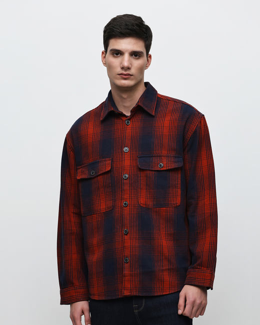 Red Flannel Overshirt