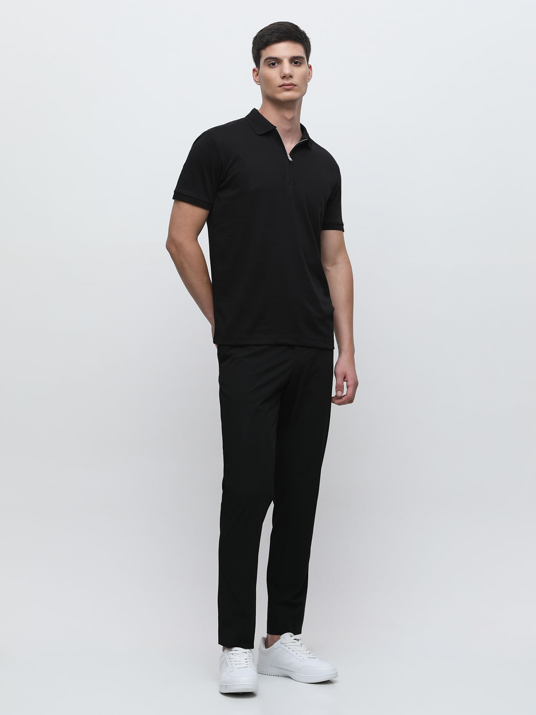 Buy Monte Carlo Black Cotton T-Shirt With Trackpants for Mens Online @ Tata  CLiQ