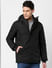 Black Hooded Parka Jacket