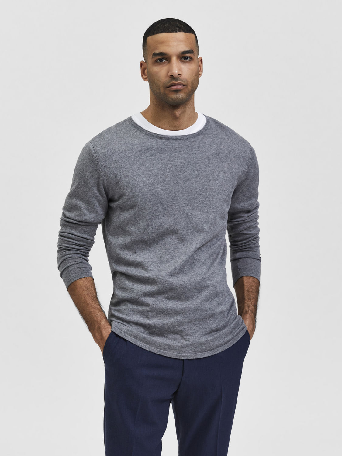 Mens crew store neck jumper