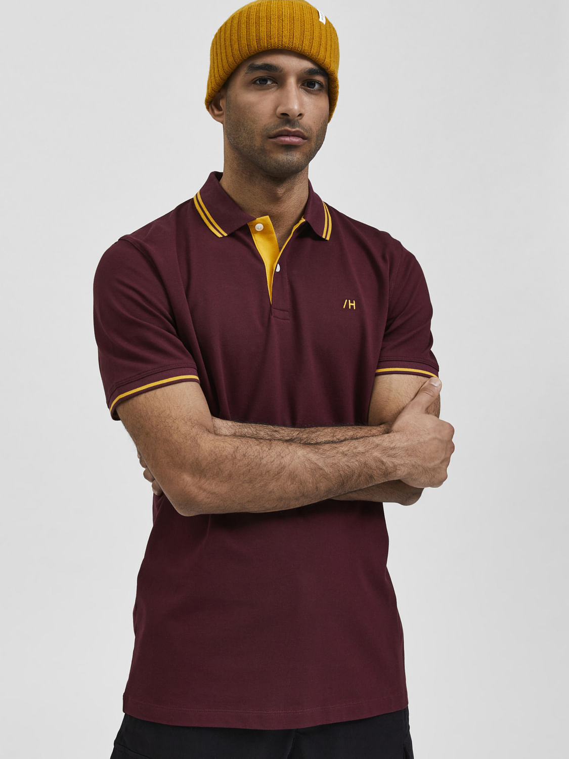 Burgundy polo hotsell t shirt