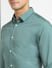 Green Formal Full Sleeves Shirt
