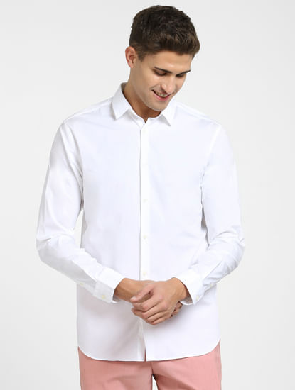 Buy White Shirts for Men Online, White Formal Shirt: SELECTED HOMME