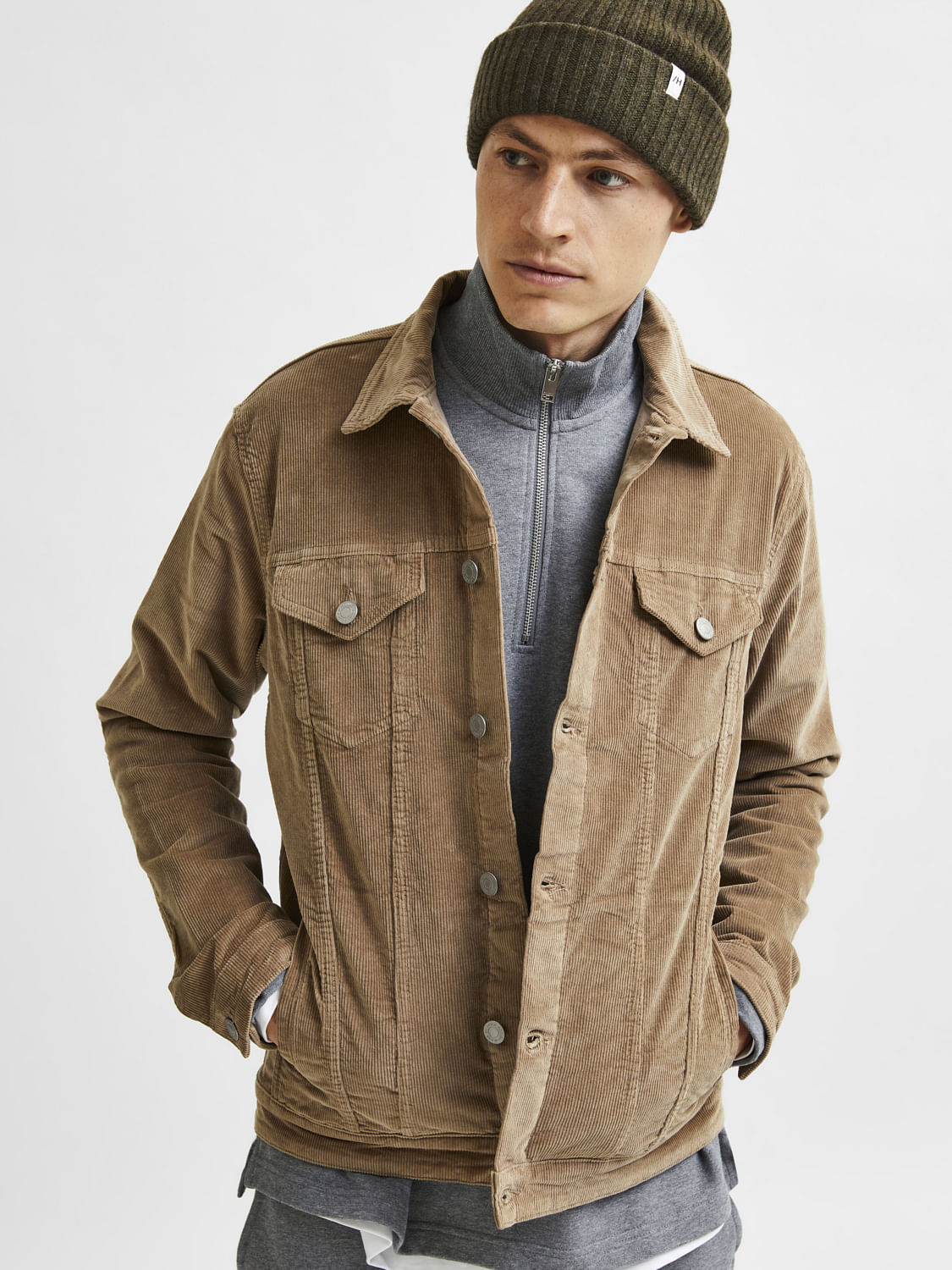 Selected homme outlet cord jacket