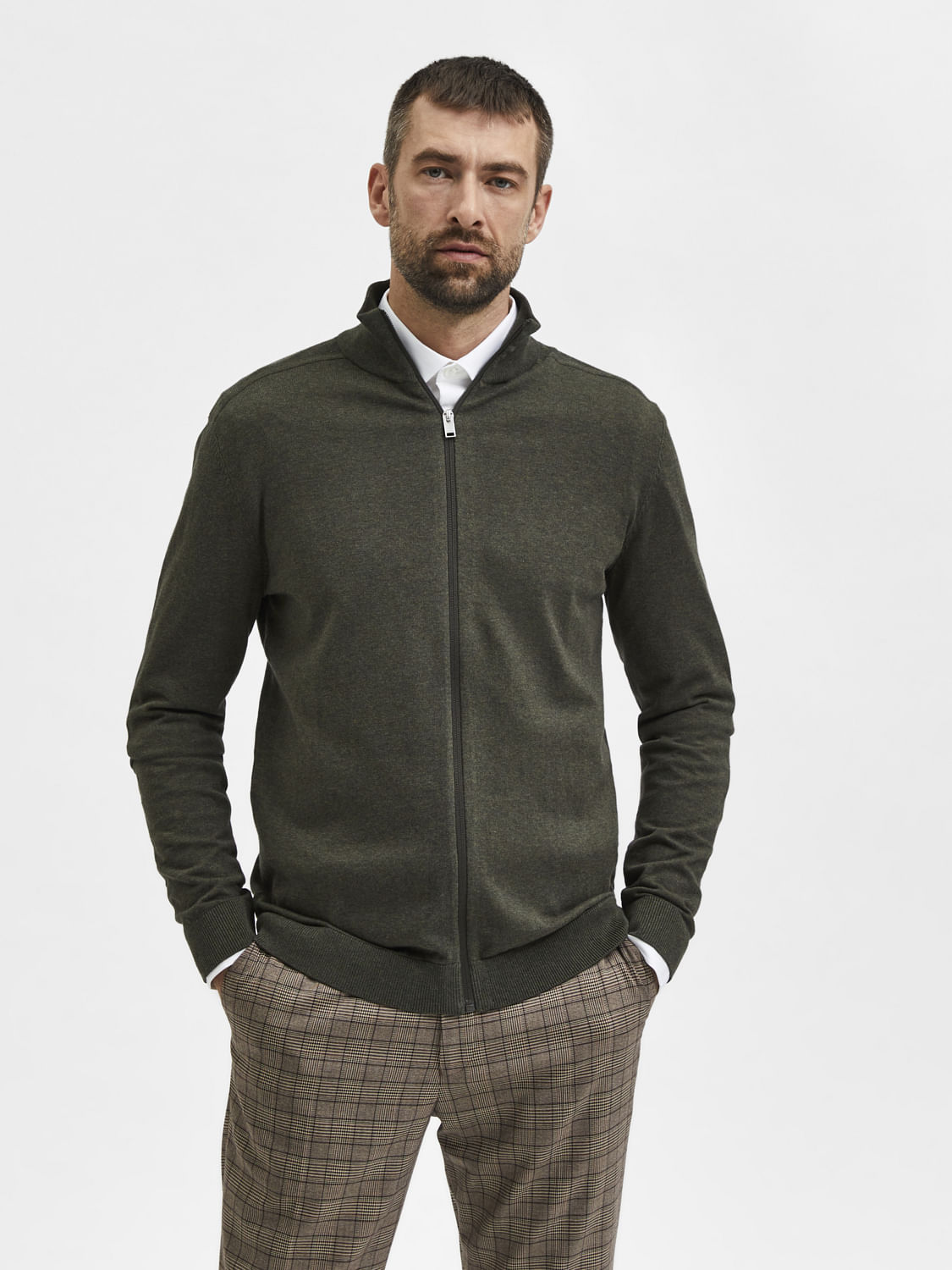 Cardigan clearance with turtleneck