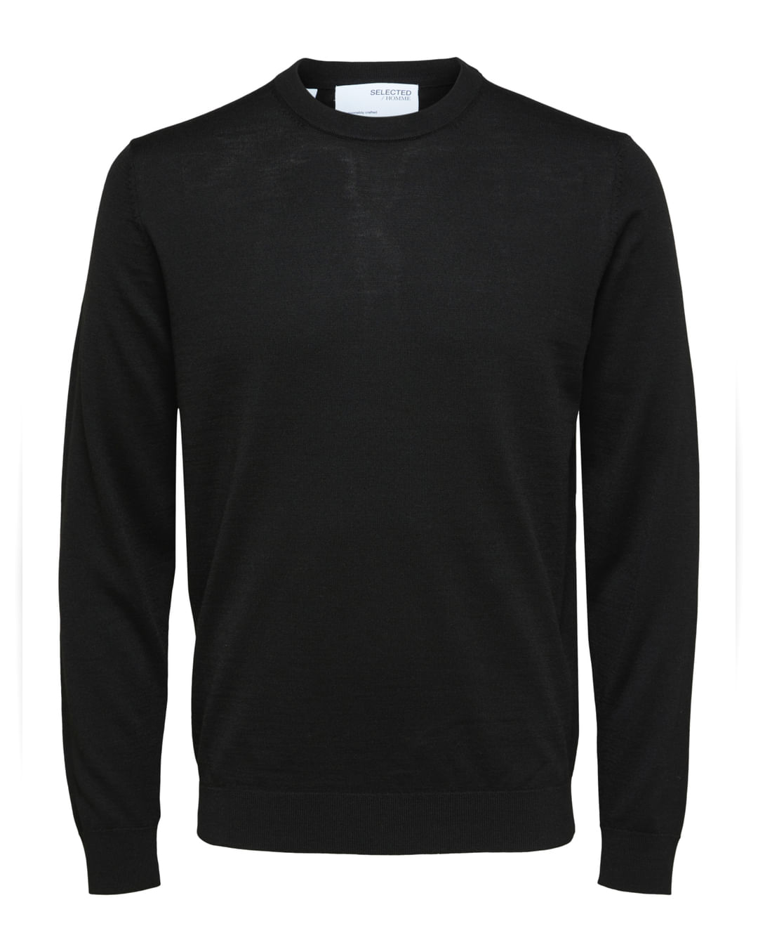 Buy Black Crew Neck Pullover Online at SELECTED HOMME