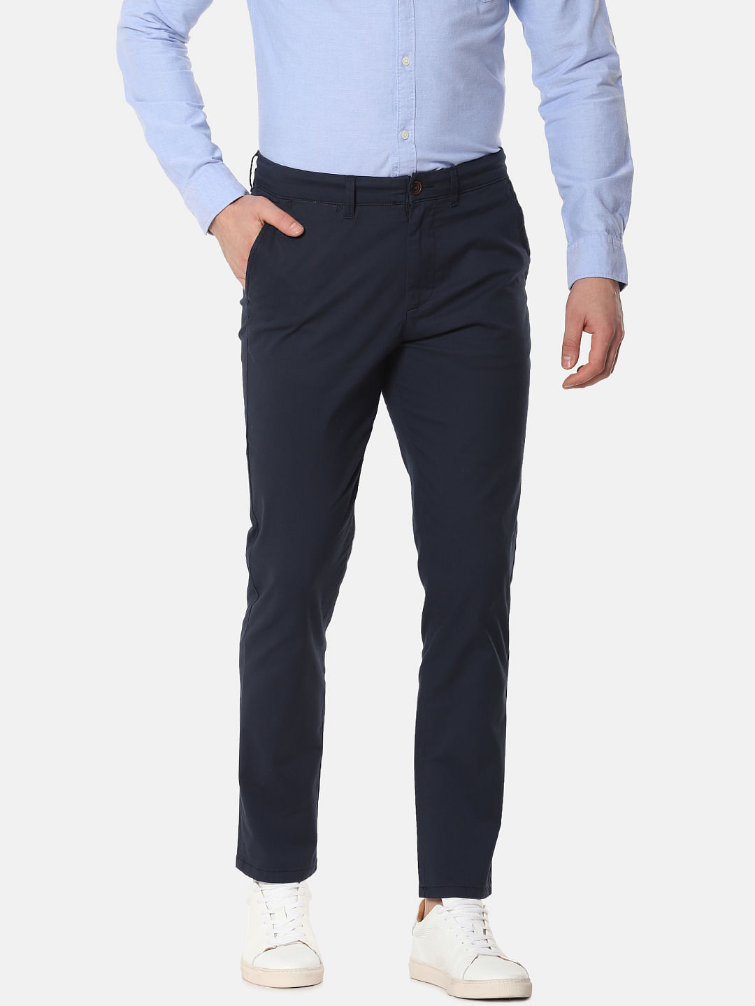 navy slim fit chinos mens