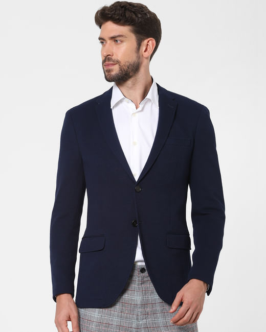 Blue Tailored Slim Fit Blazer