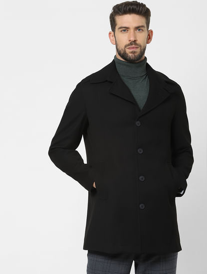 Black Solid Coat