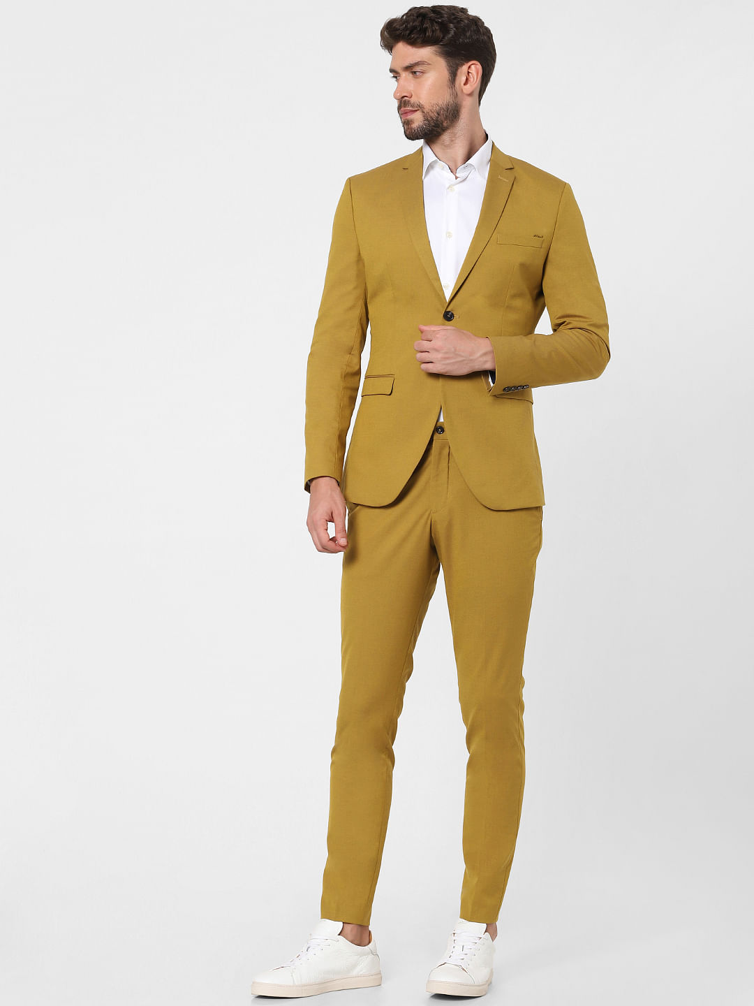 Discover more than 78 mustard colour mens suit