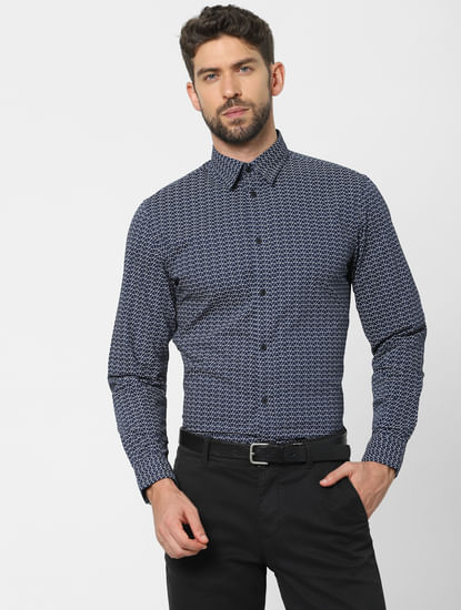 Buy Light Blue Formal Full SELECTED HOMME Sleeves at |228538603 Men Online for Shirt