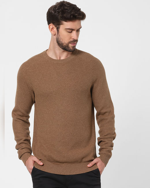 Brown Organic Cotton Pullover