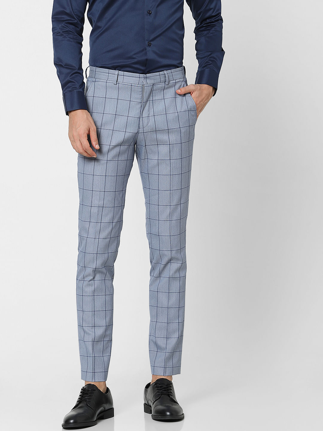 Urbano Fashion Slim Fit Men Light Blue Trousers  Buy Blue Urbano Fashion  Slim Fit Men Light Blue Trousers Online at Best Prices in India   Flipkartcom