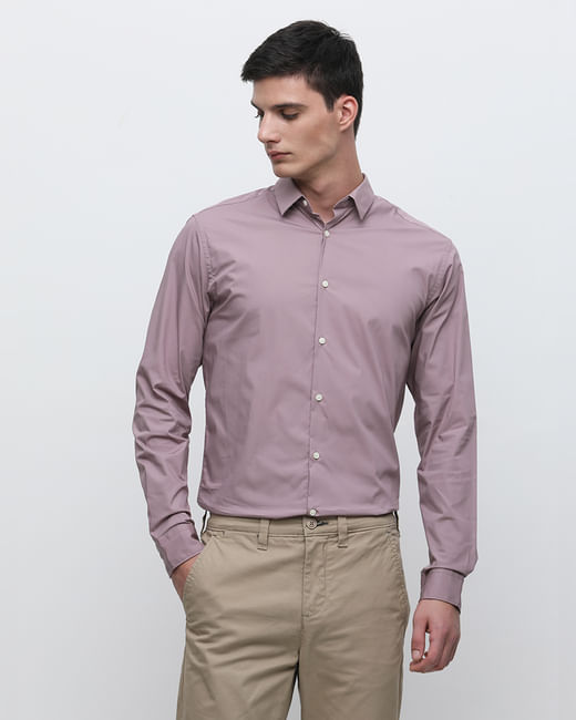 Taupe Formal Full Sleeves Shirt