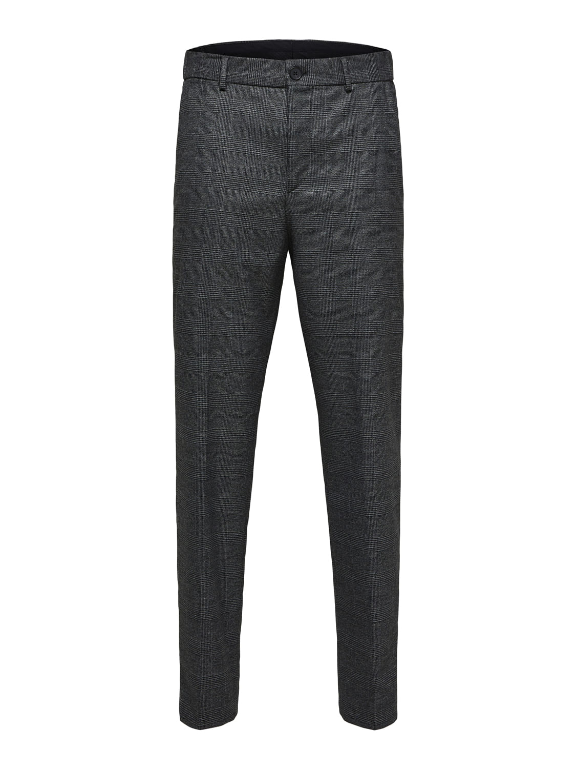 DENNISON Men Checked Smart Tapered Fit Easy Wash Formal Grey Trousers –  dennisonfashionindia