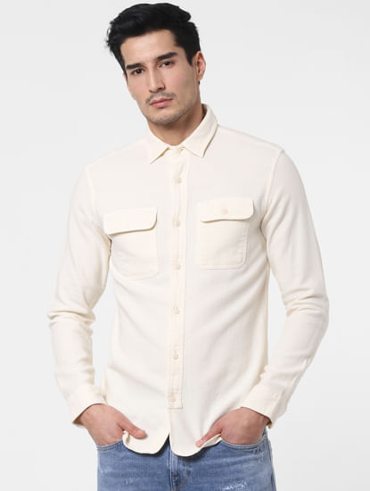 Off-White Full Sleeves Shirt