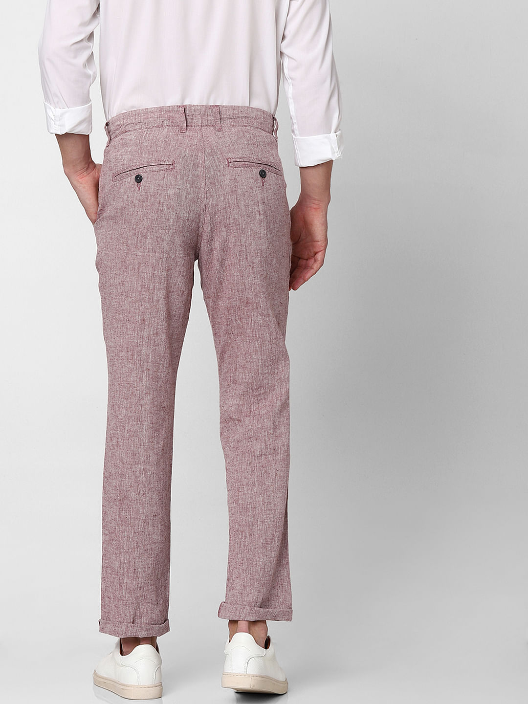 Buy Van Heusen Brown Trousers Online  664933  Van Heusen