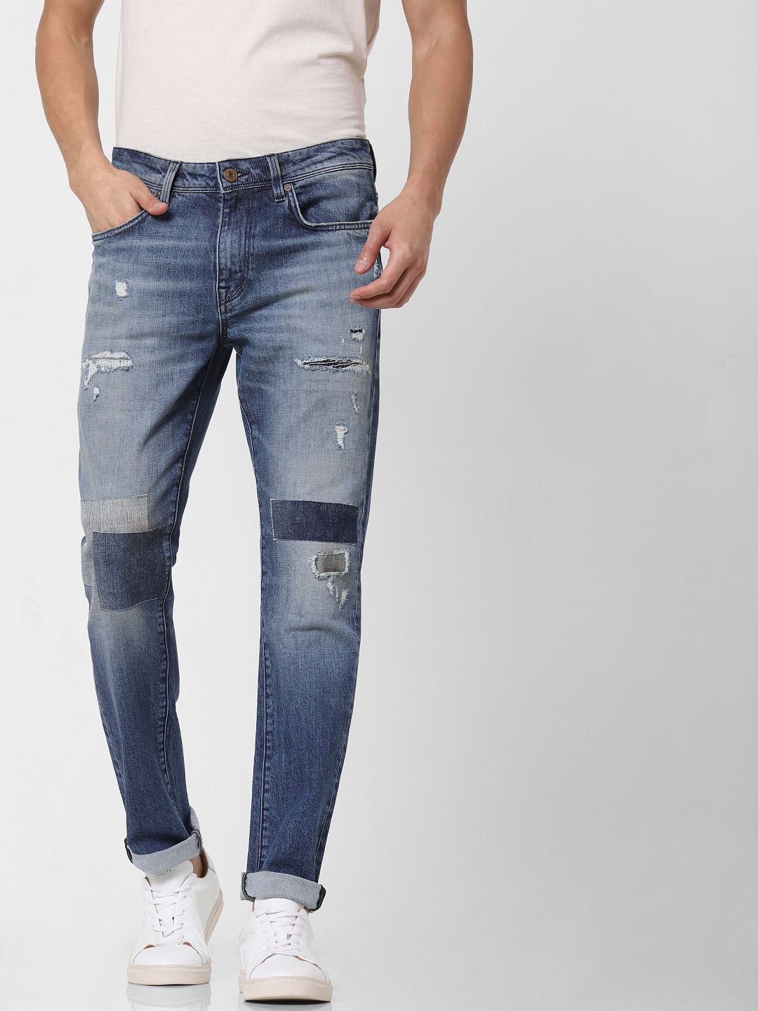 mens low rise slim fit jeans