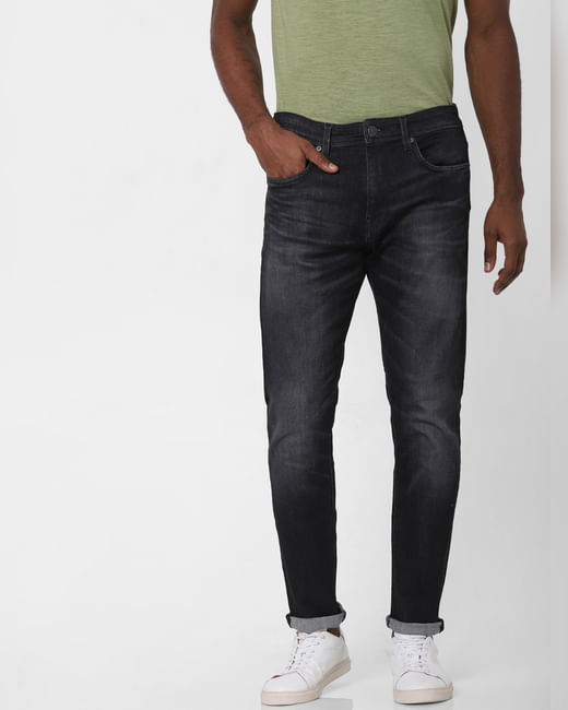 Grey Faded Toby Tapered Fit Jeans