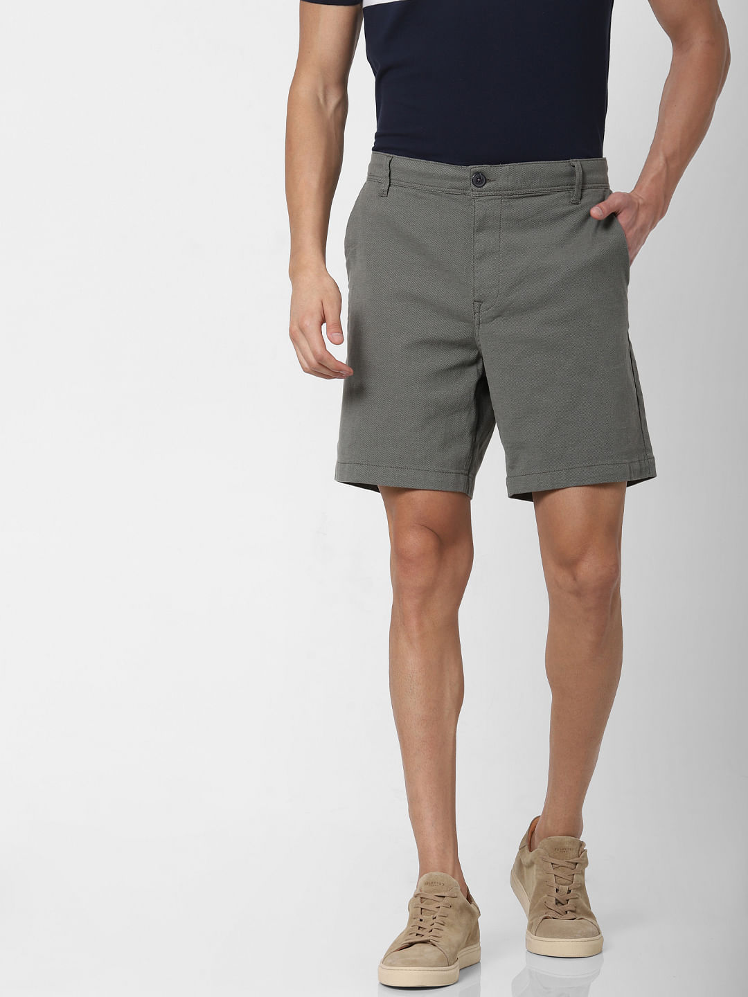 Buy Green Chino Shorts for Men Online at SELECTED HOMME 211551001