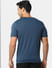 Teal Blue Slim Fit Crew Neck T-Shirt