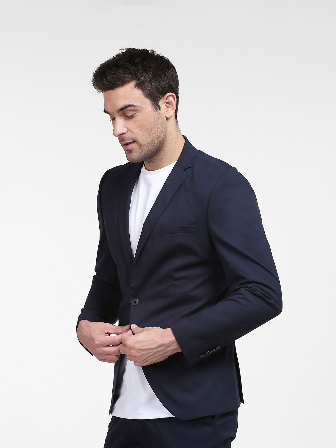 Buy Blue Slim Fit Suit Blazer for Men at SELECTED HOMME 183408601