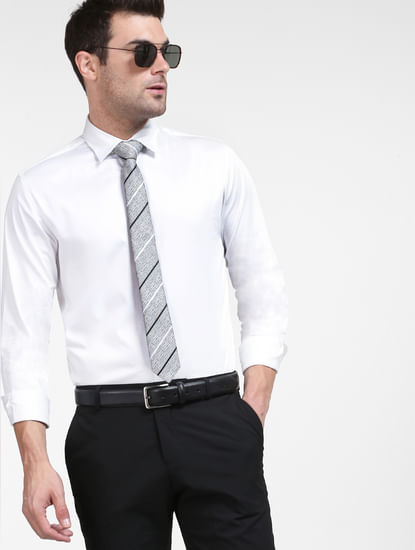 Buy White Formal Full Sleeves Shirt for Men Online at SELECTED HOMME |  200658602 | Hemden