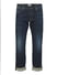 Dark Blue Mid Rise Organic Cotton Straight Fit Jeans