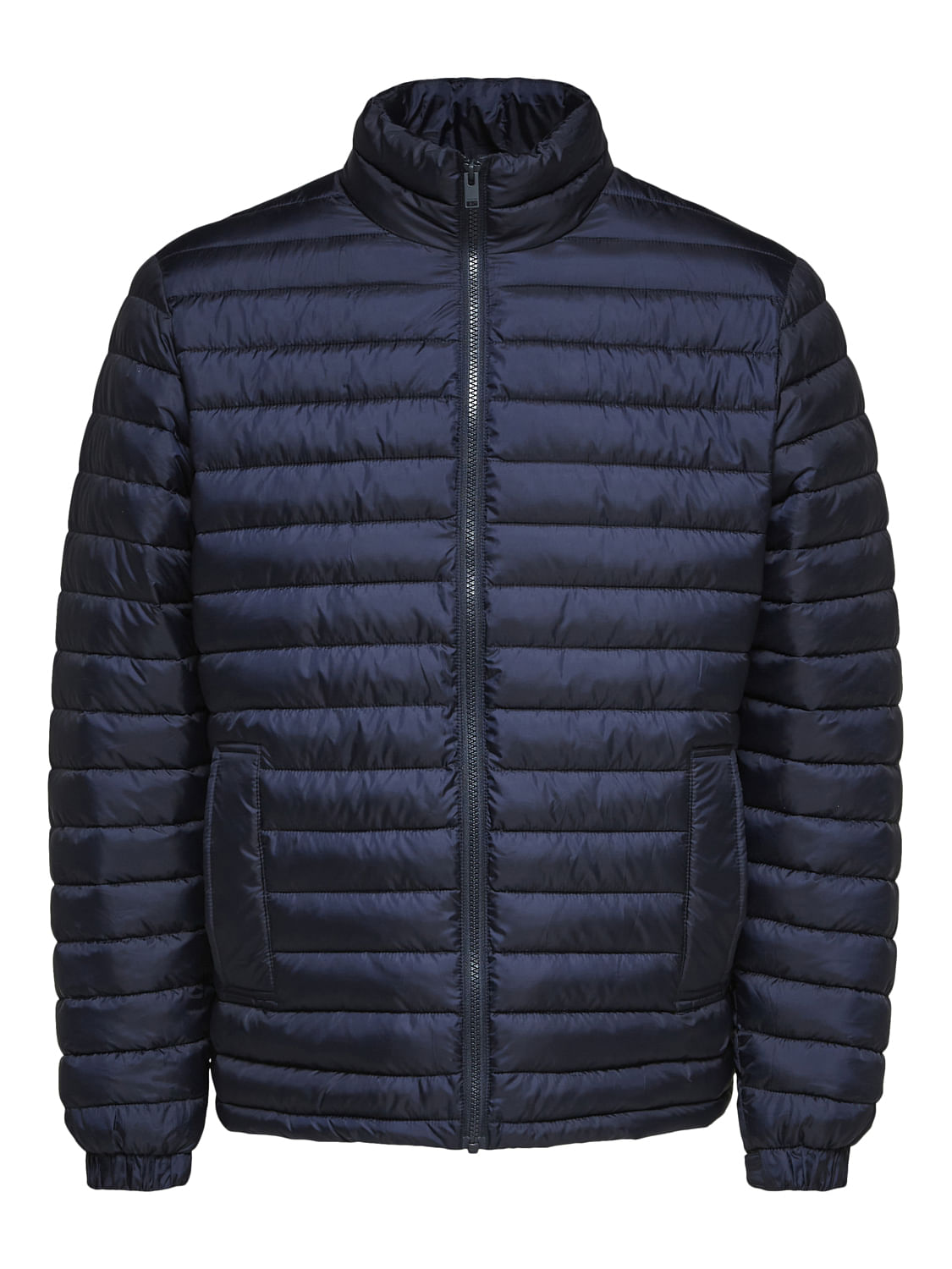 mens padded navy jacket