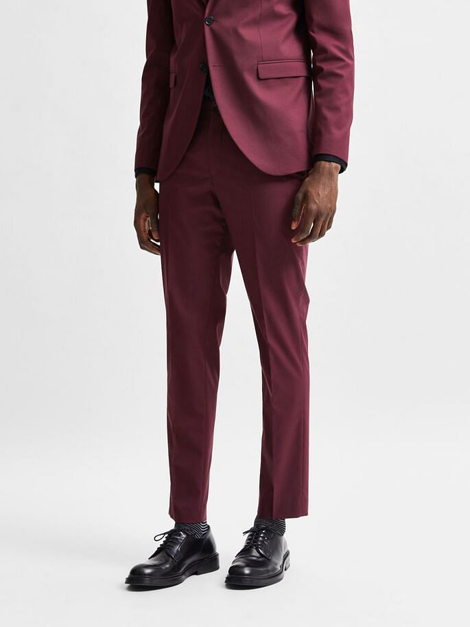 Slim fit suit trousers Color black - SINSAY - 2987F-99X